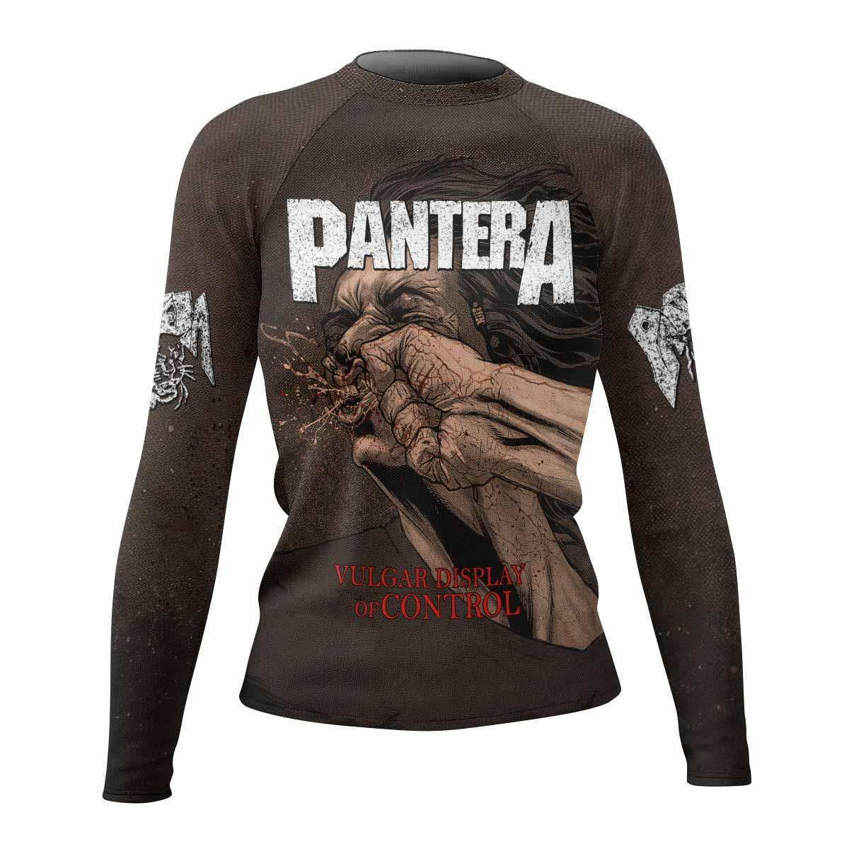 Pantera Vulgar Display Of Control Rash Guard