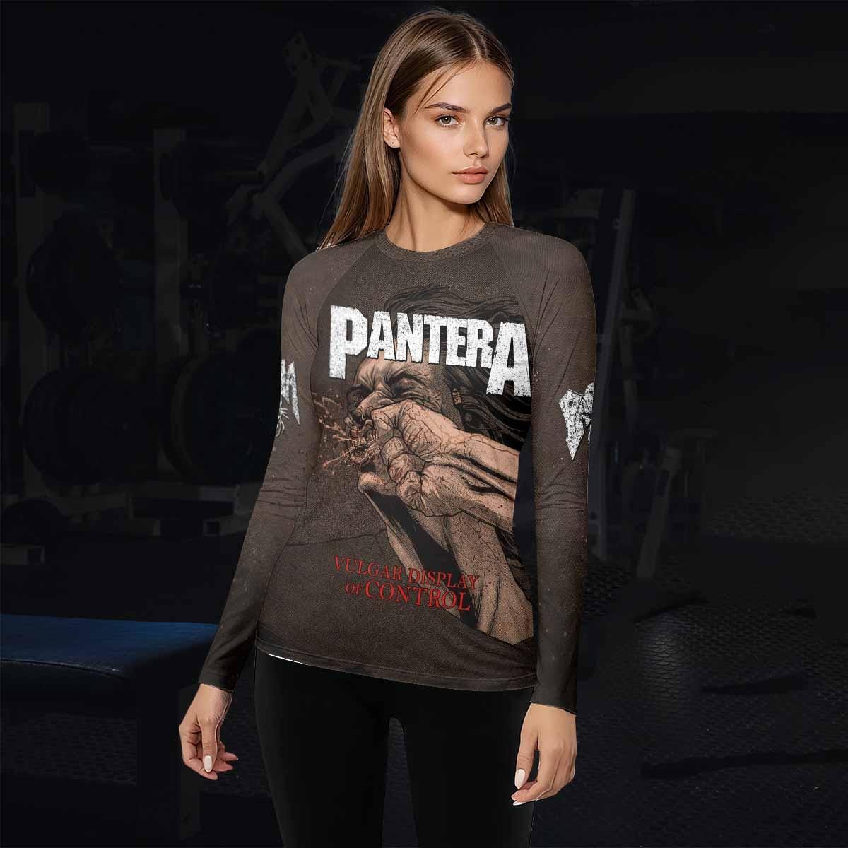Pantera Vulgar Display Of Control Rash Guard