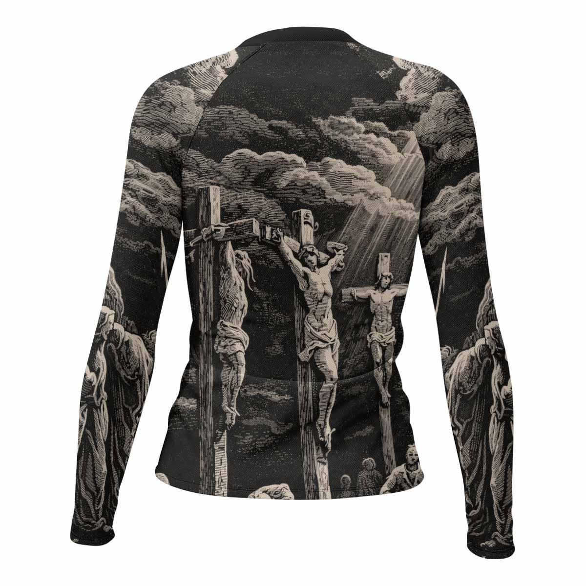 By His Stripes We Are Healed Rash Guard