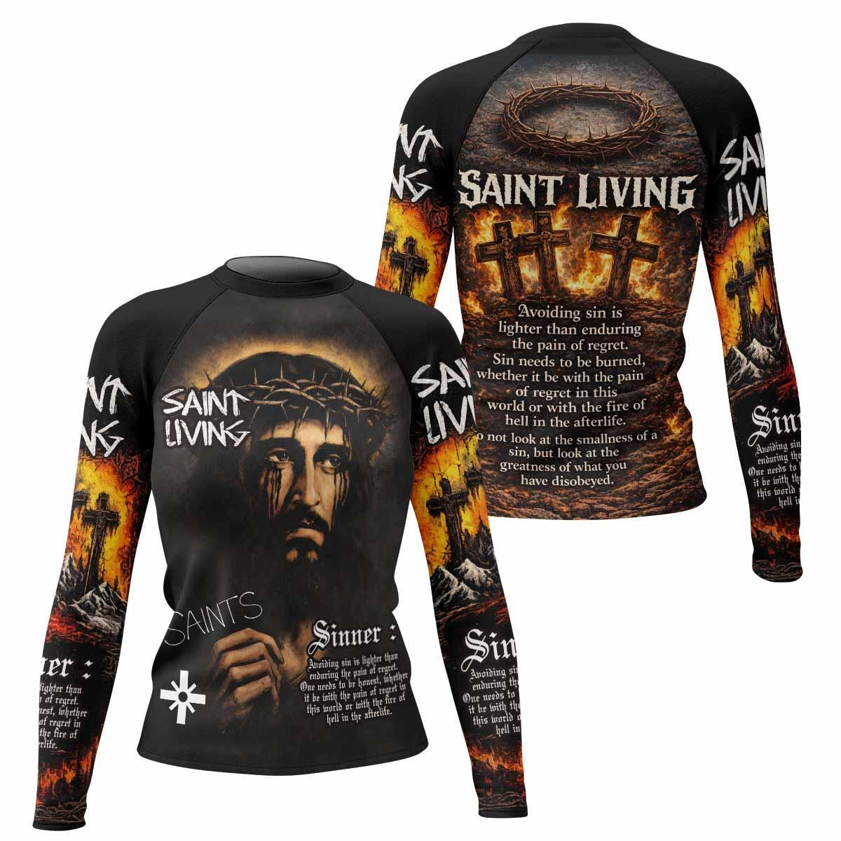 Saint Living Rash Guard