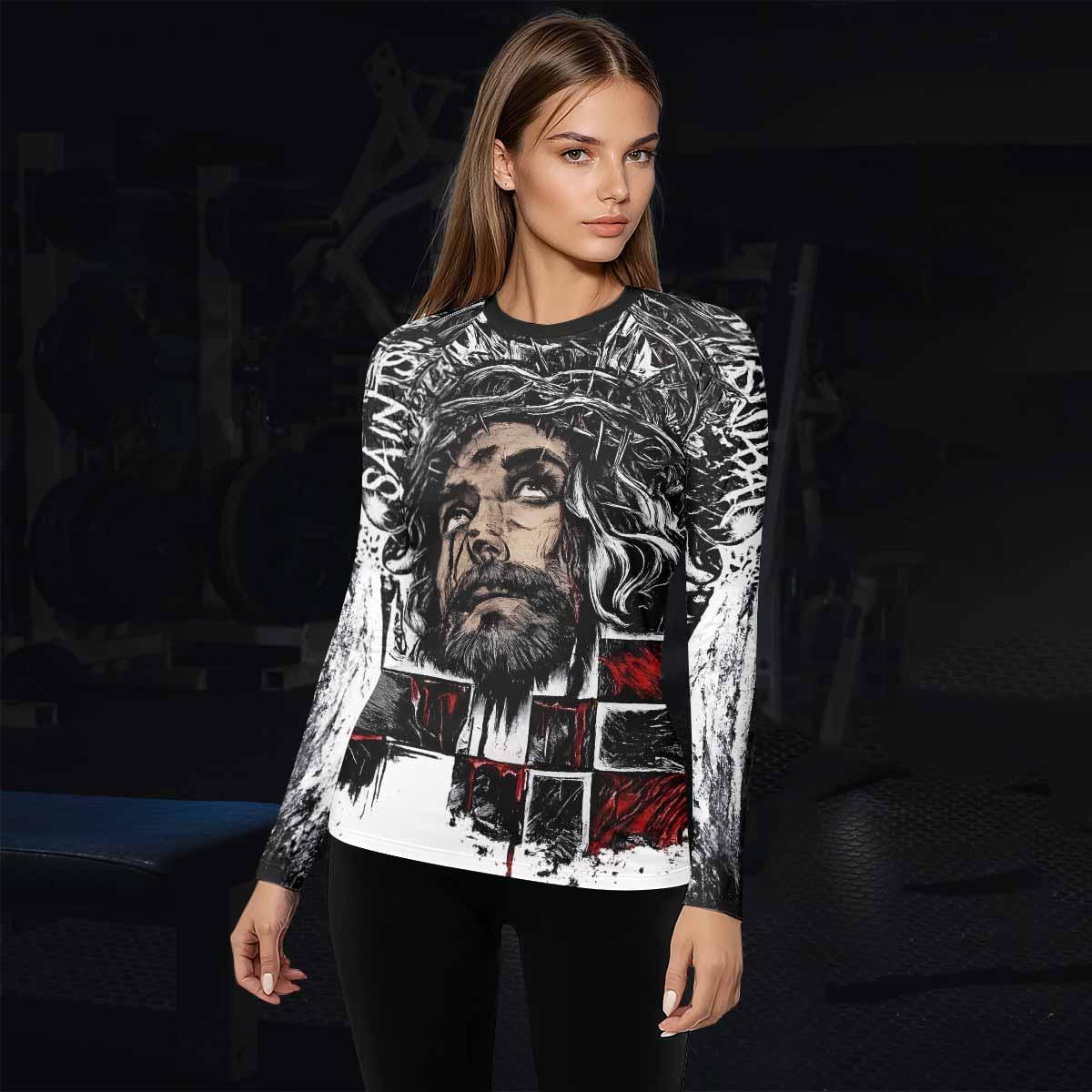 Man of Sorrows Rash Guard
