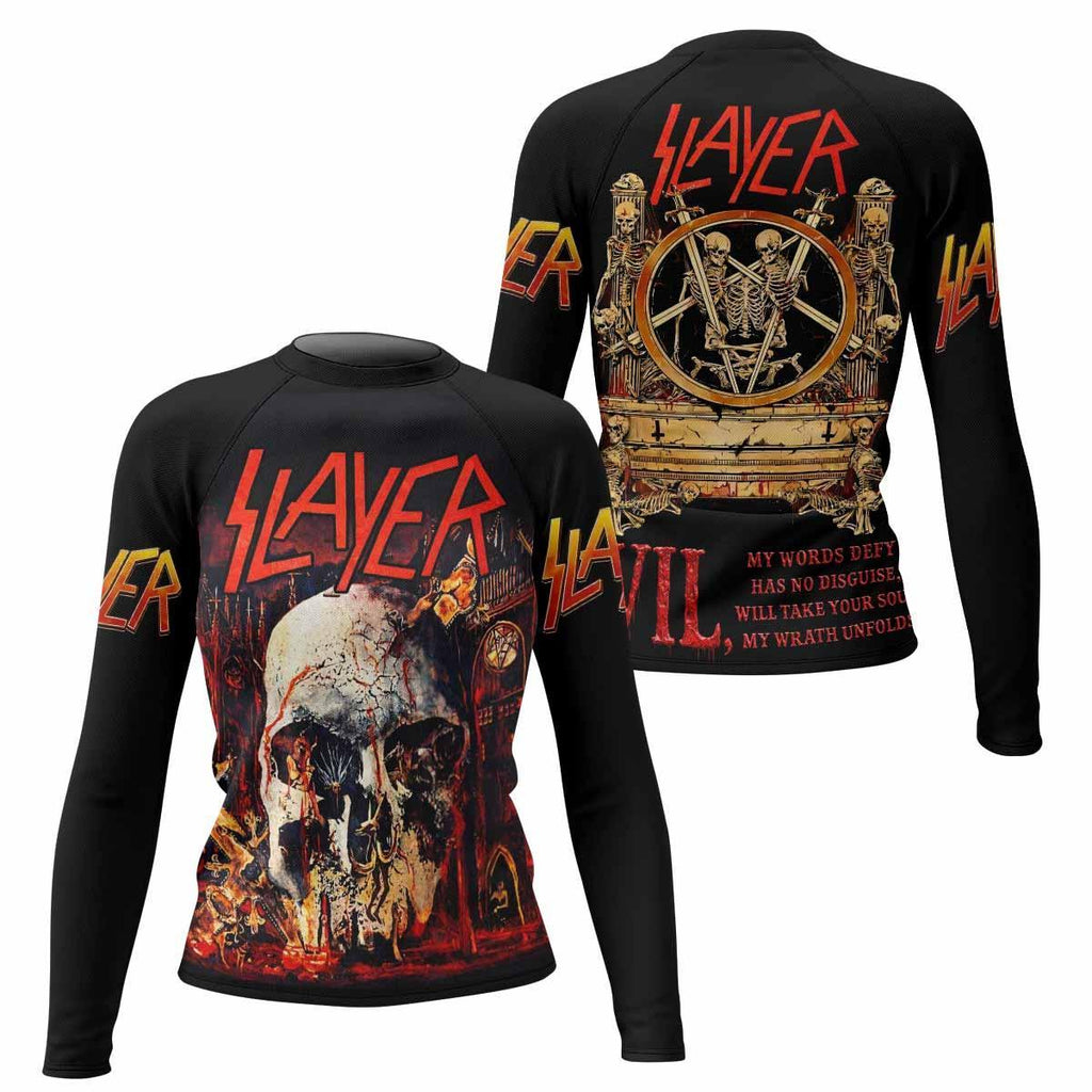 Slayer South Of Heaven Rash Guard