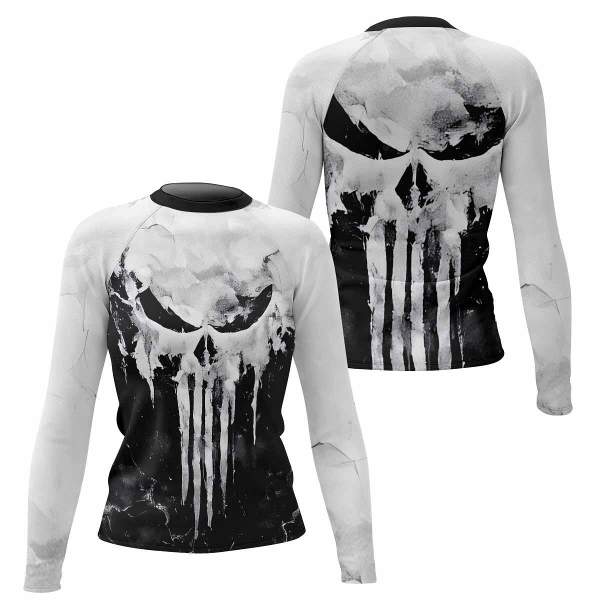 Punisher Ghost Skull Rash Guard