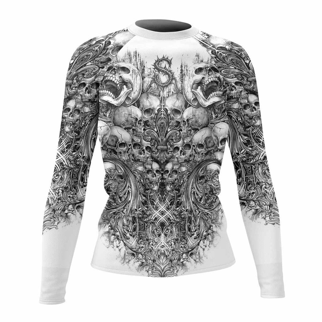 Memento Mori Skull Rash Guard