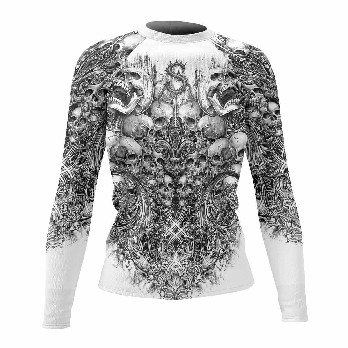 Memento Mori Skull Rash Guard
