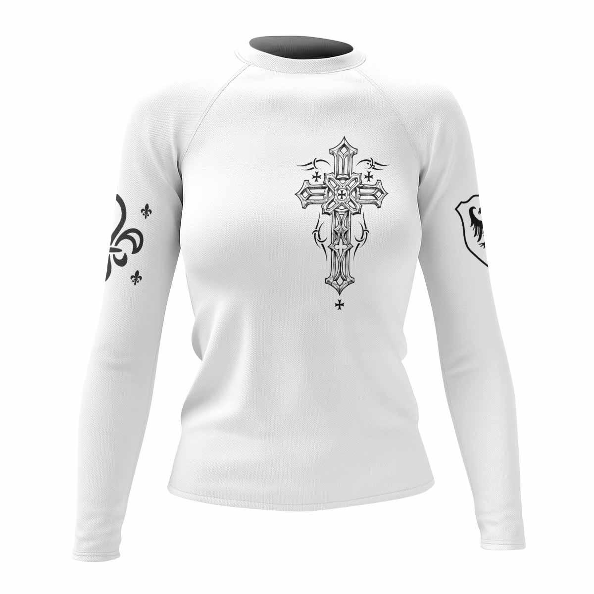 Angel Wings Cross Rash Guard