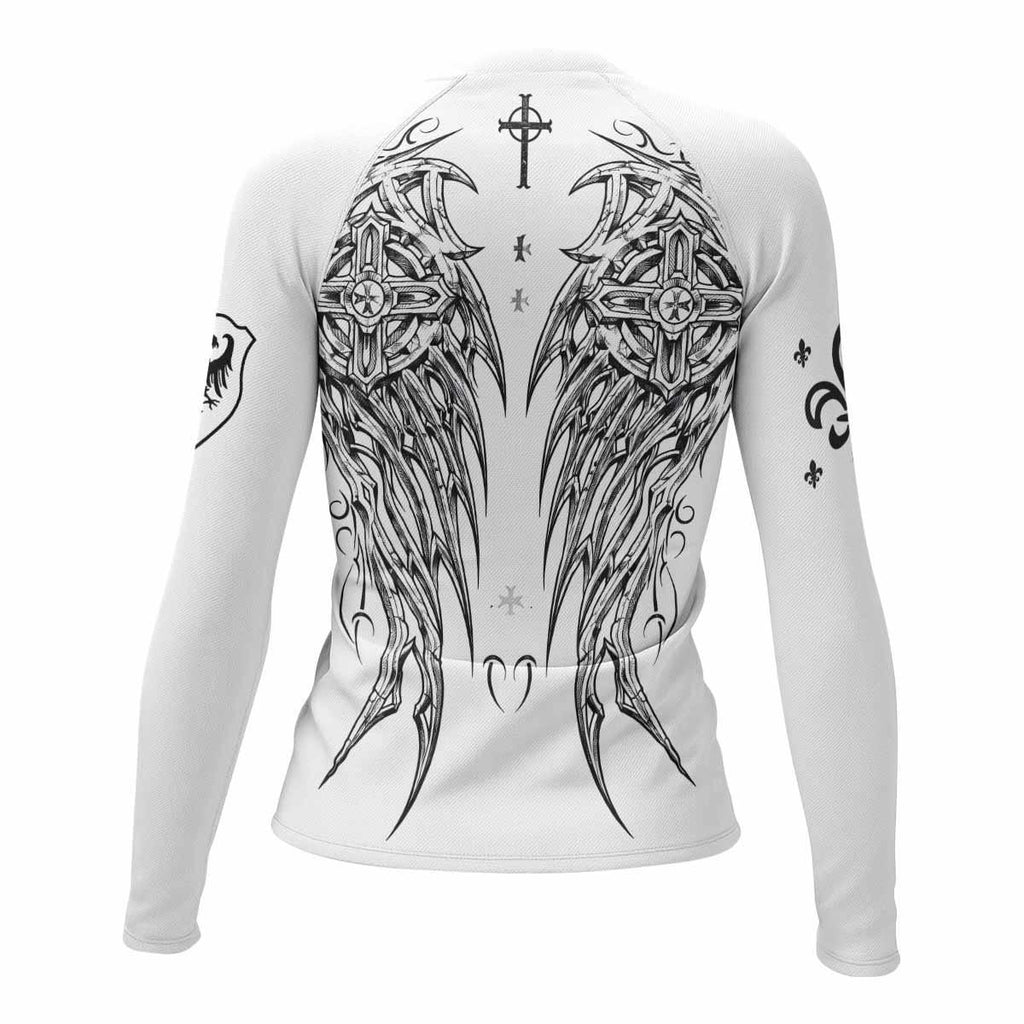 Angel Wings Cross Rash Guard
