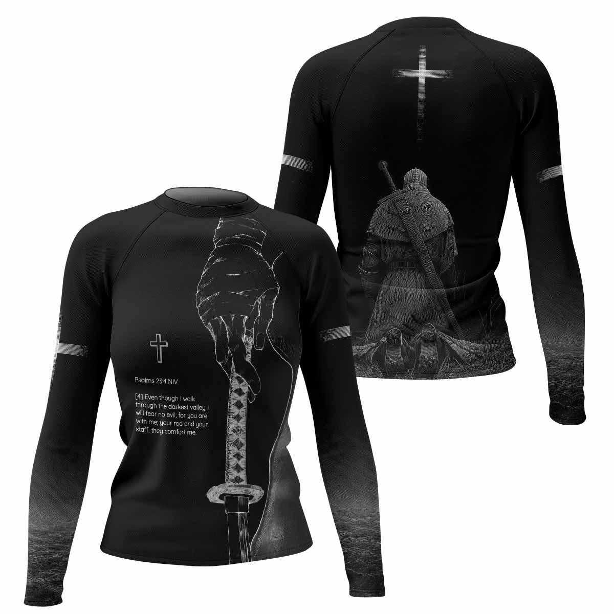 Psalms 23:4 NIV Rash Guard