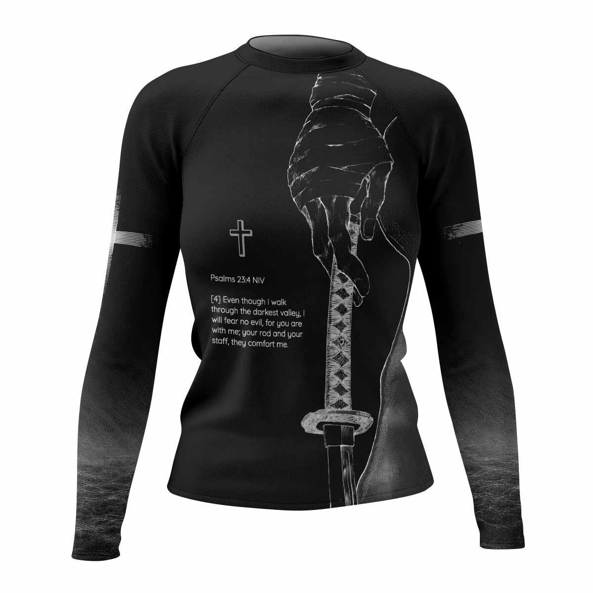 Psalms 23:4 NIV Rash Guard