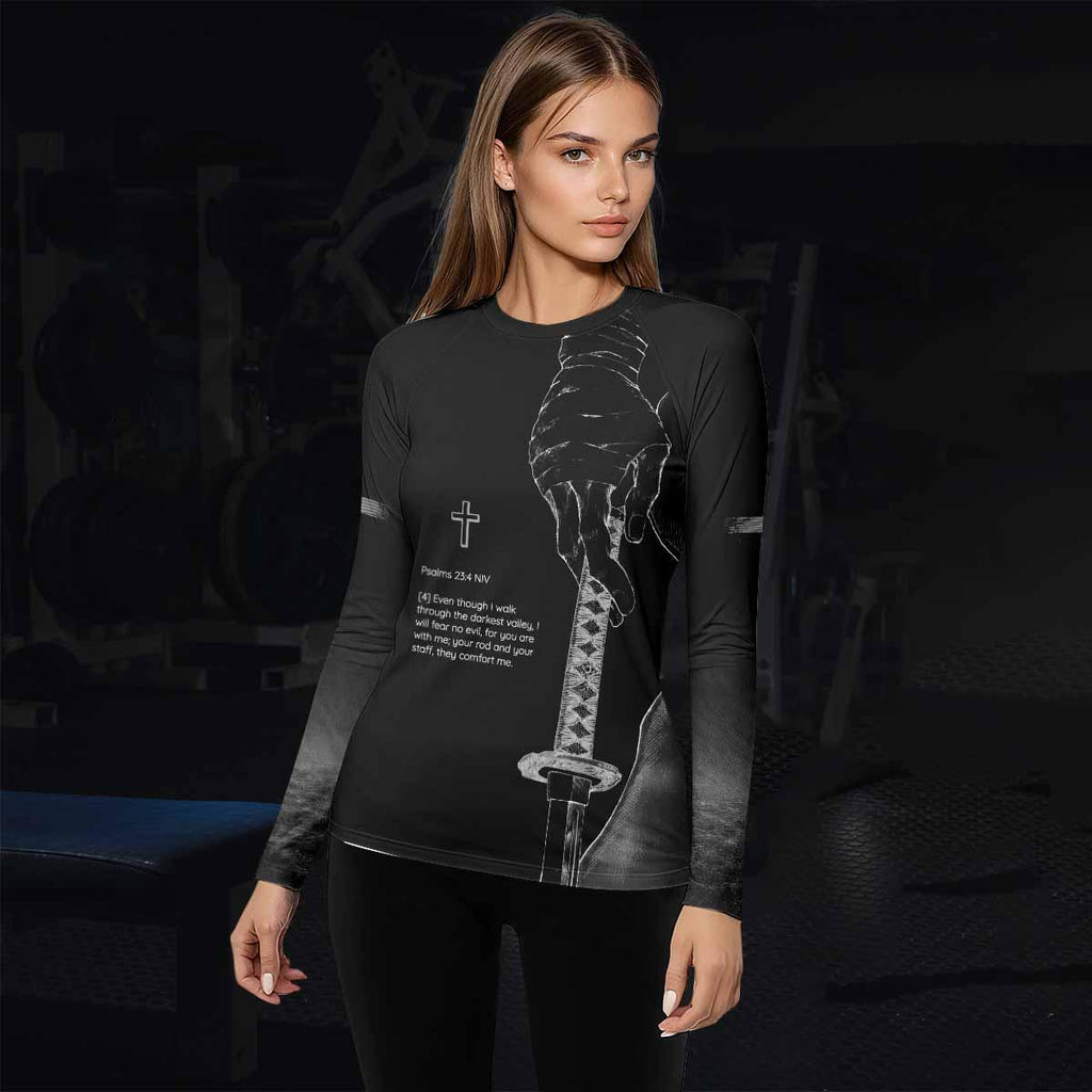 Psalms 23:4 NIV Rash Guard