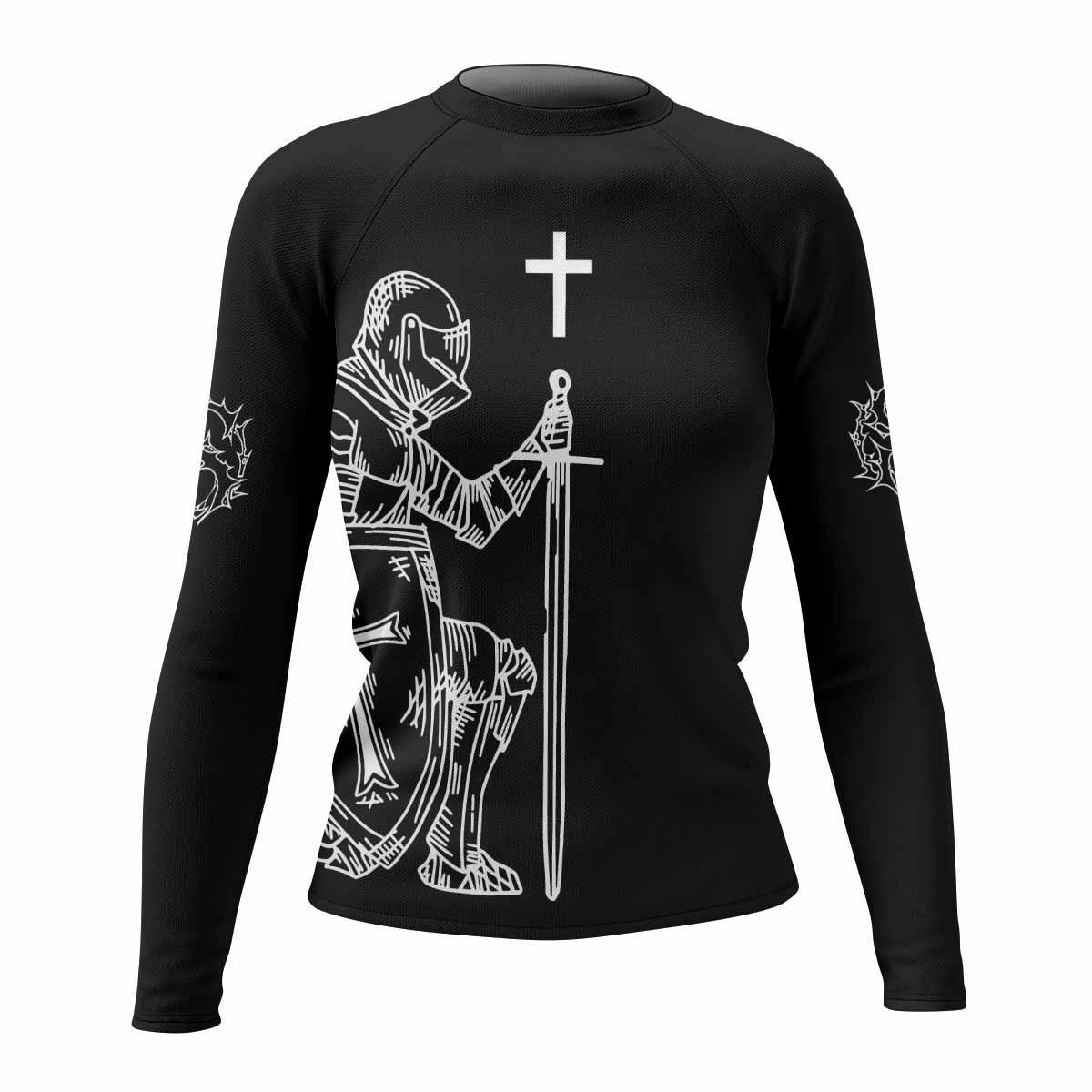 Give Me an Army Rosary Rash Guard