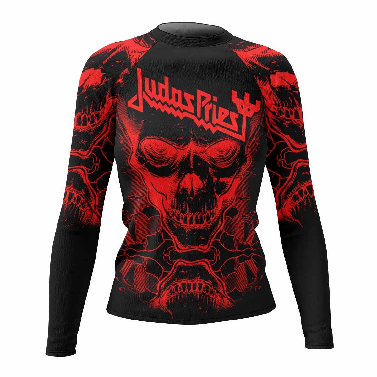 Judas Priest Skull Rash Guard