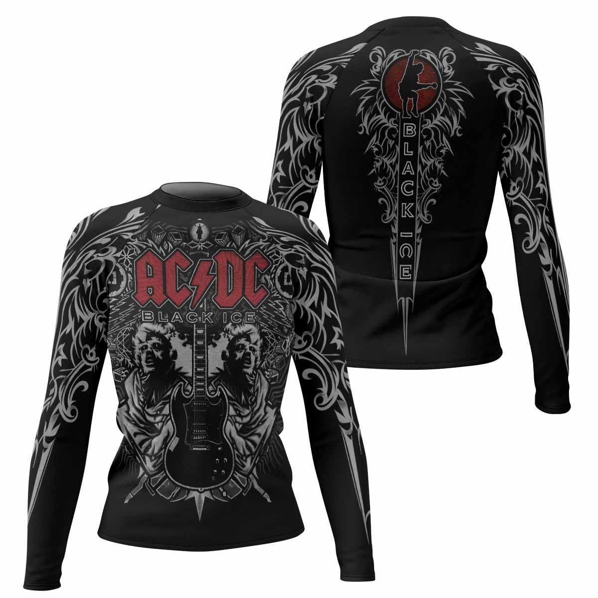 AC/DC Black Ice Rash Guard