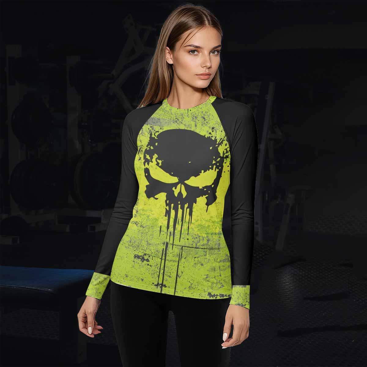 The Punisher Skull Rash Guard
