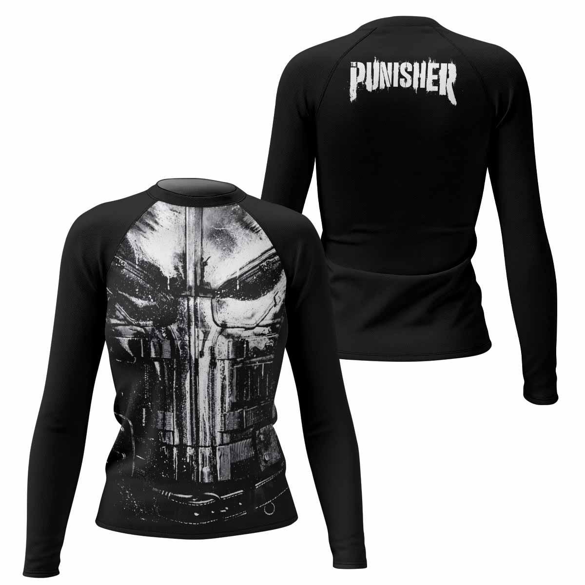 The Punisher War Mask Rash Guard