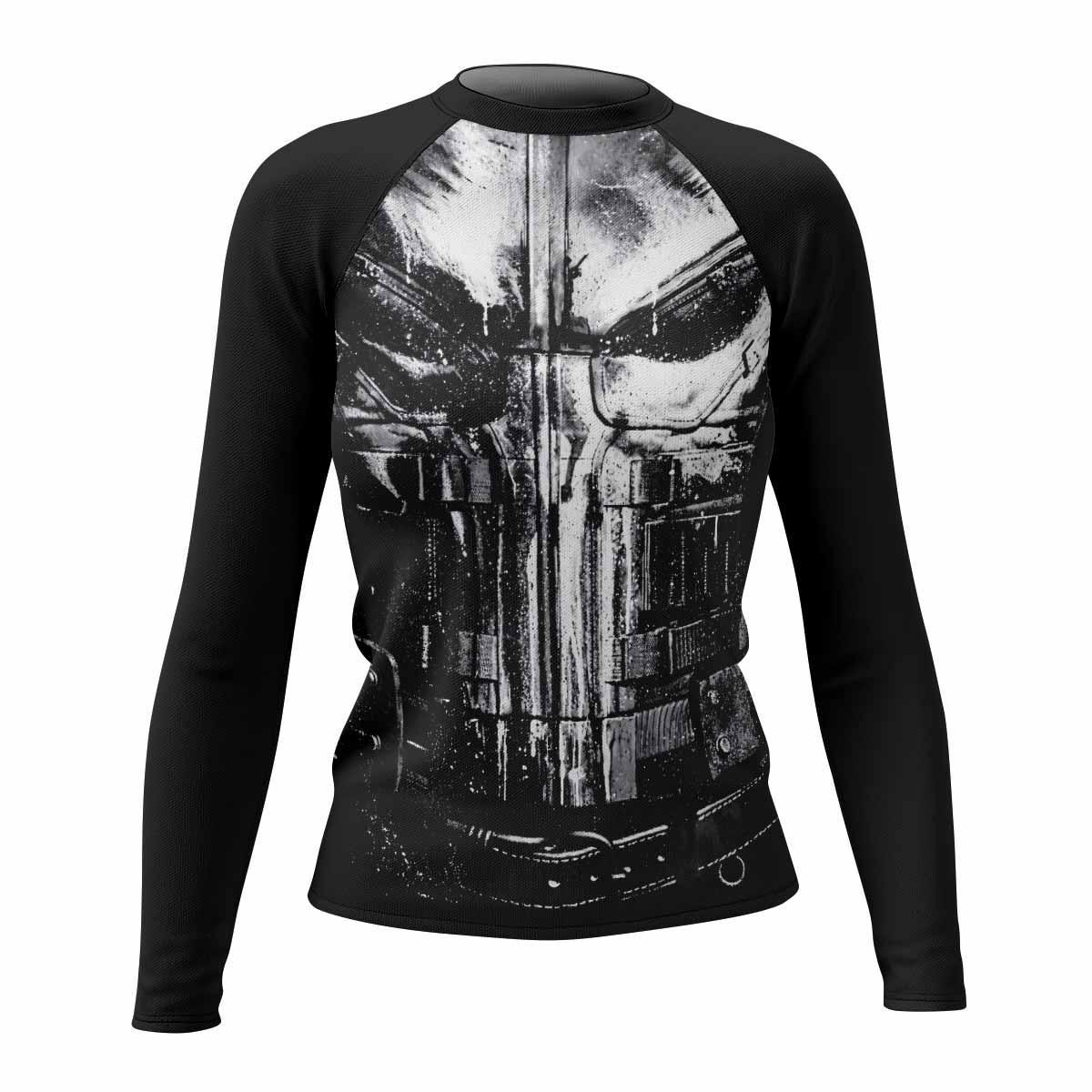 The Punisher War Mask Rash Guard
