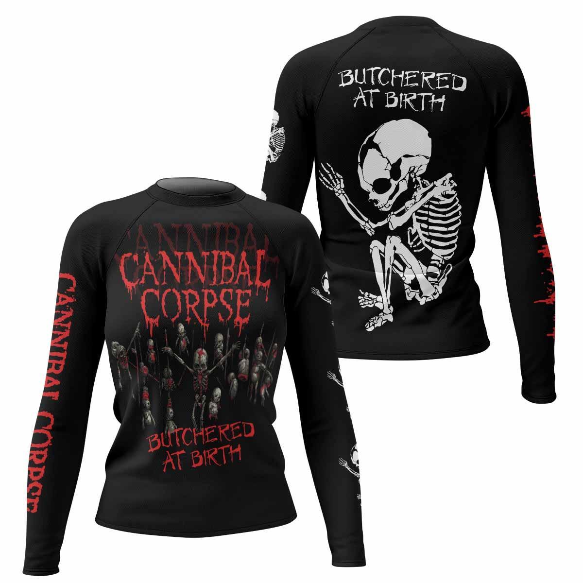 Cannibal Corpse Butchered at Birth Rash Guard