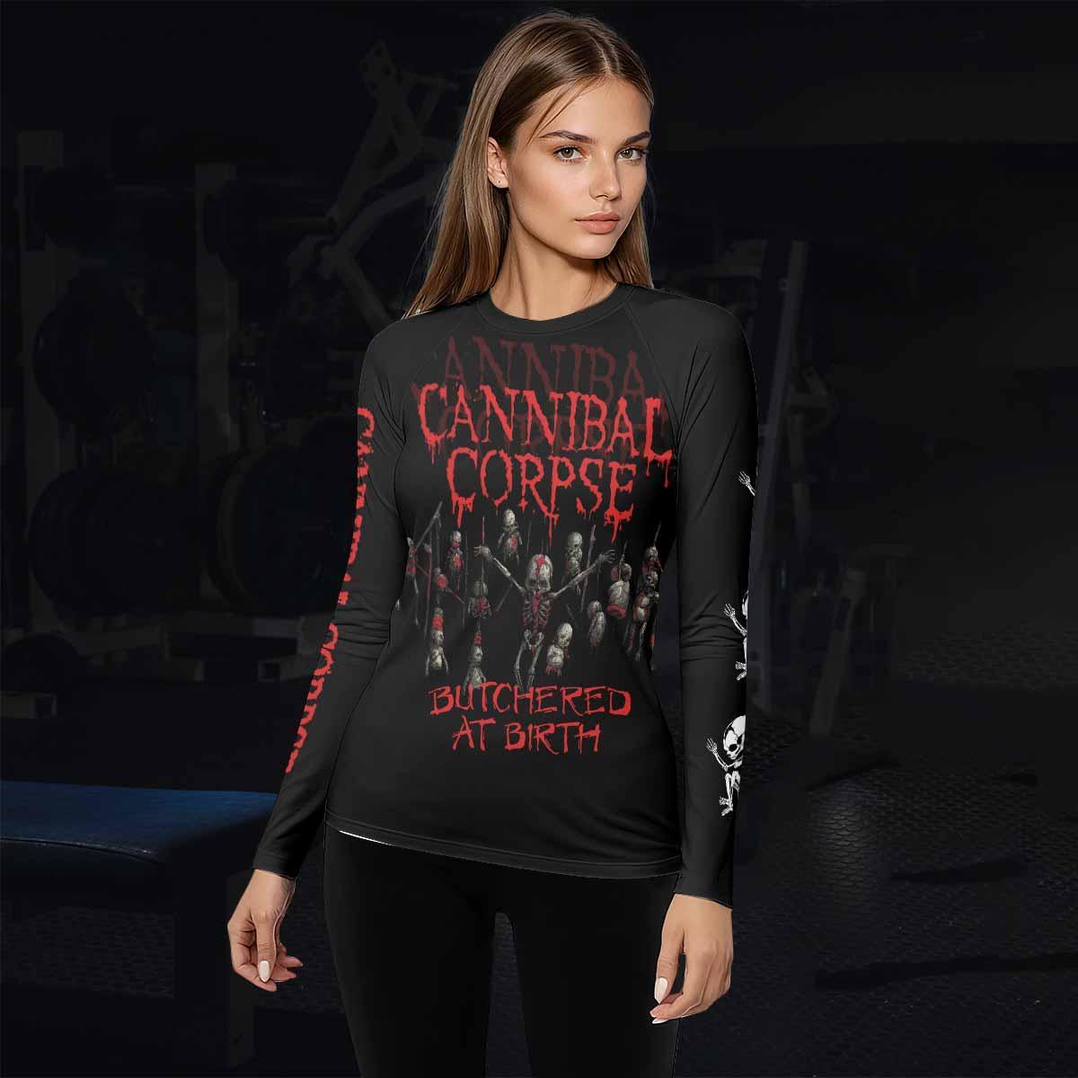 Cannibal Corpse Butchered at Birth Rash Guard