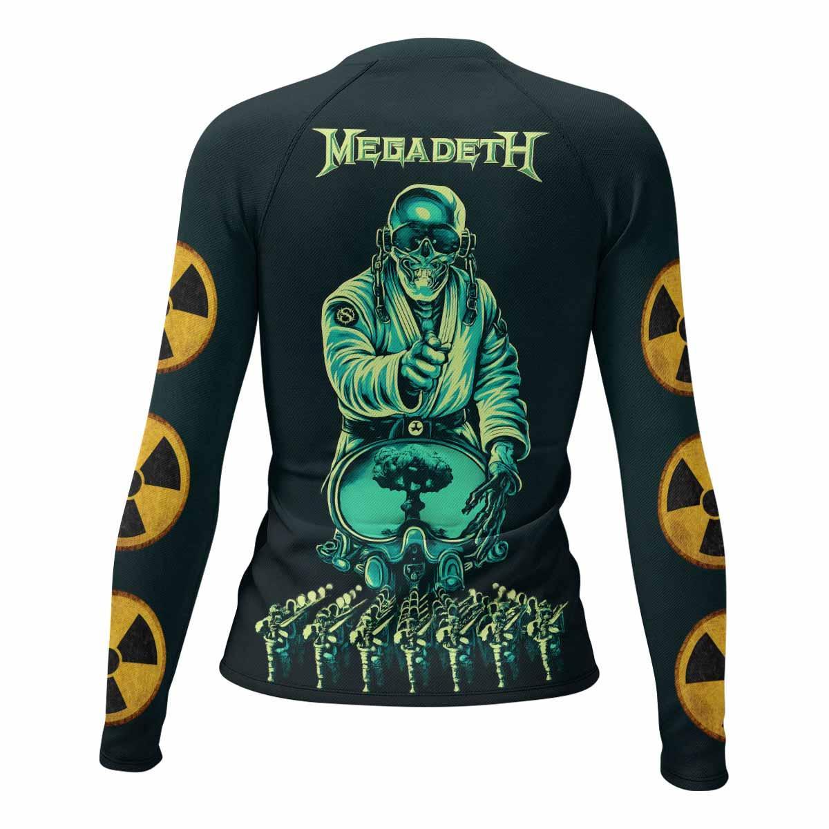 Megadeth Nuclear Skull Rash Guard
