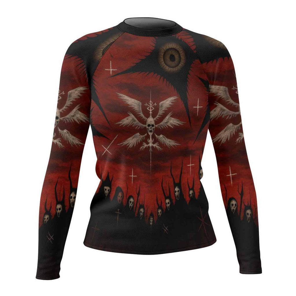 Occult Fallen Seraph Ritual Rash Guard