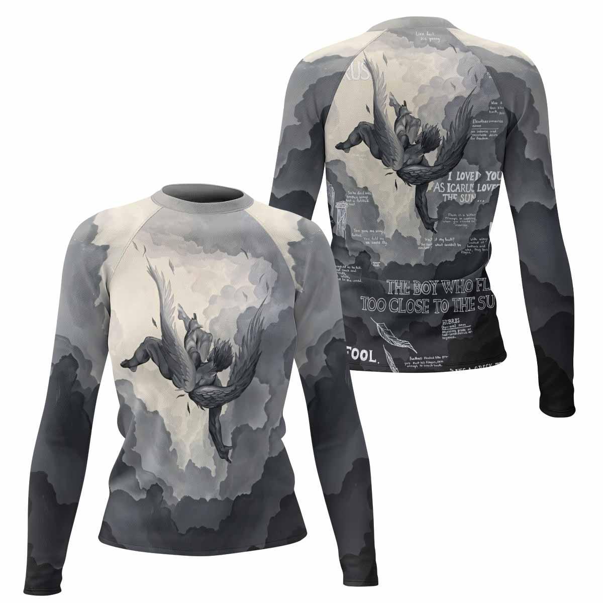 Icarus Too Close To The Sun Rash Guard