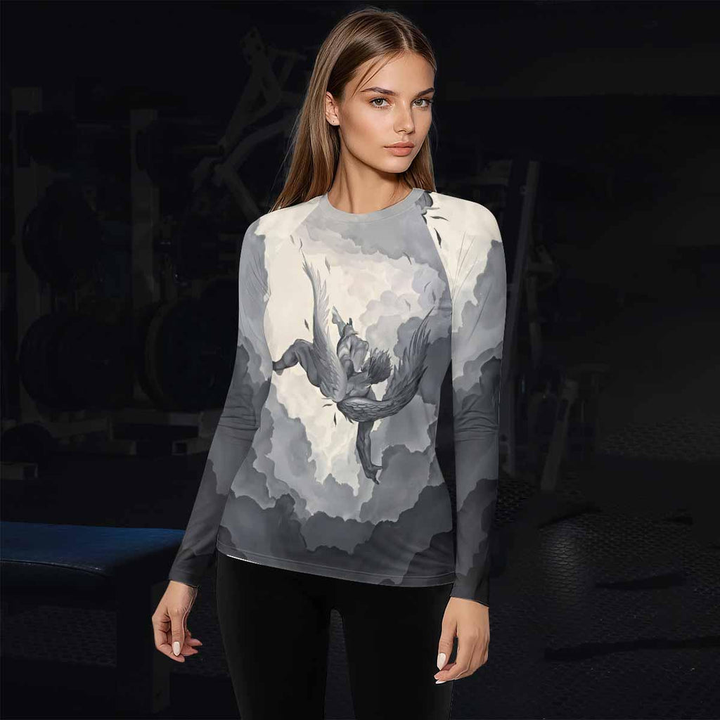 Icarus Too Close To The Sun Rash Guard