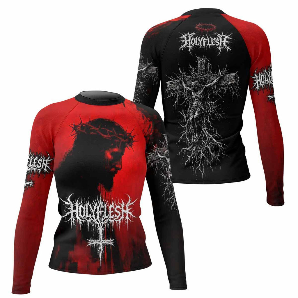 Holy Flesh Crown of Thorns Rash Guard