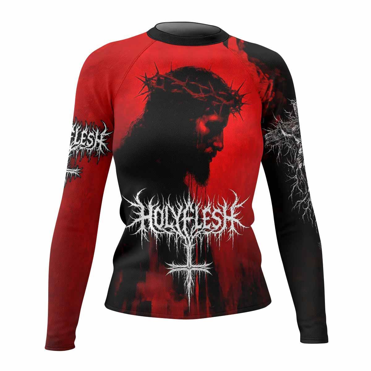 Holy Flesh Crown of Thorns Rash Guard