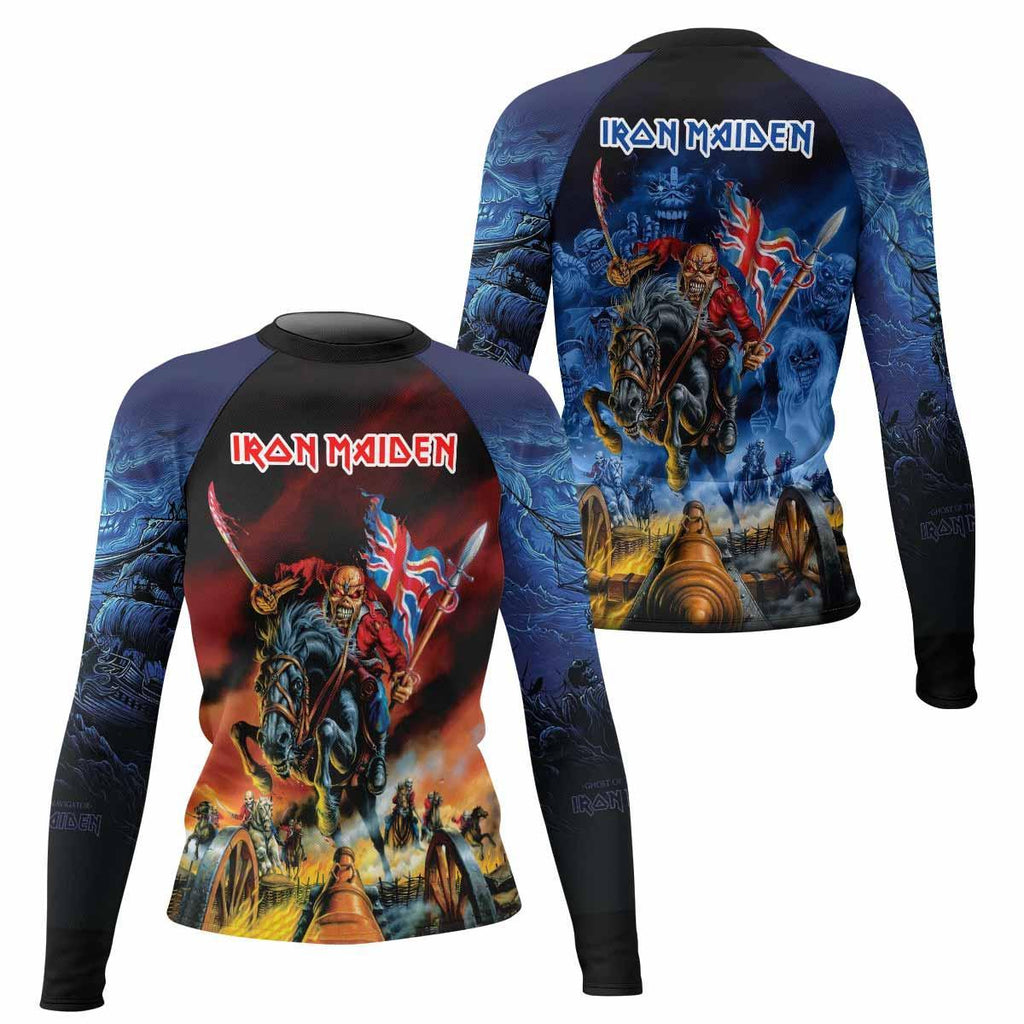 Iron Maiden England Flag Rash Guard
