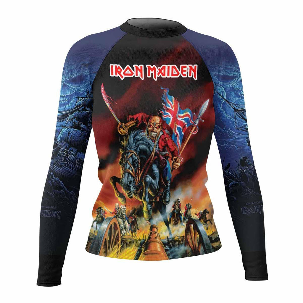 Iron Maiden England Flag Rash Guard