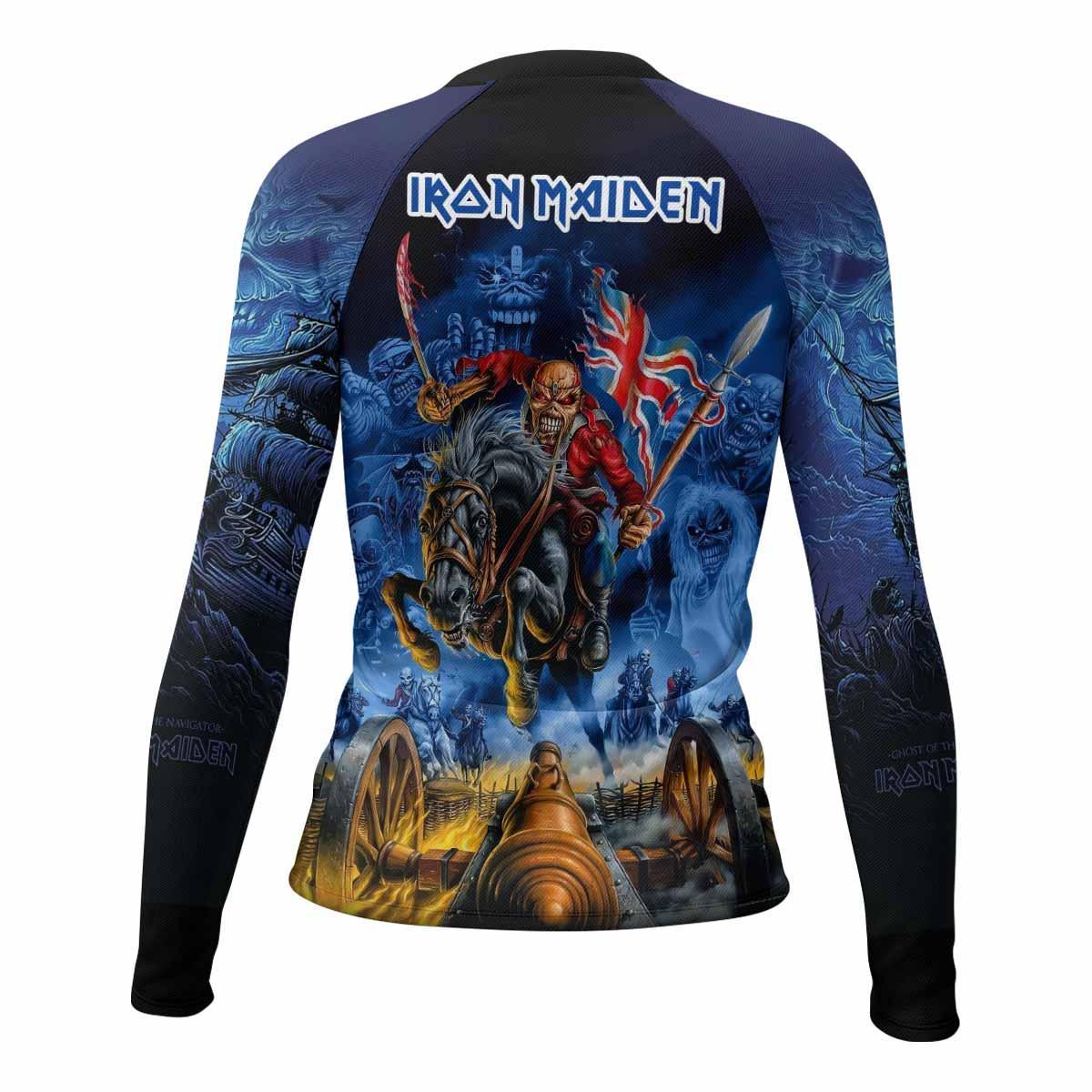 Iron Maiden England Flag Rash Guard