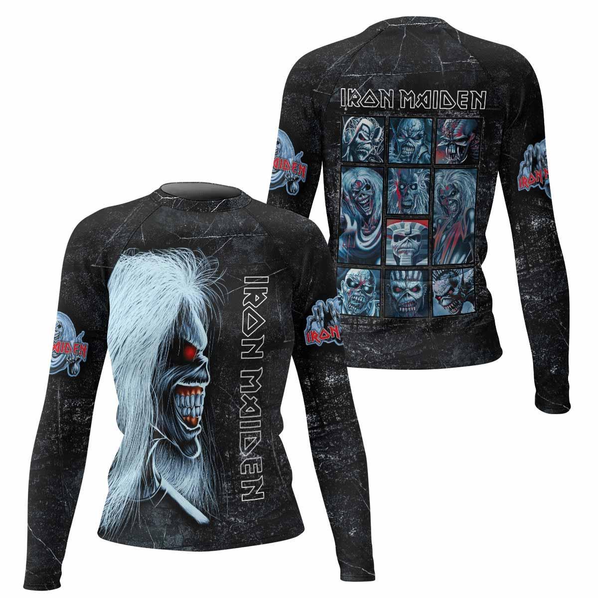Iron Maiden The Ten Eddies Rash Guard