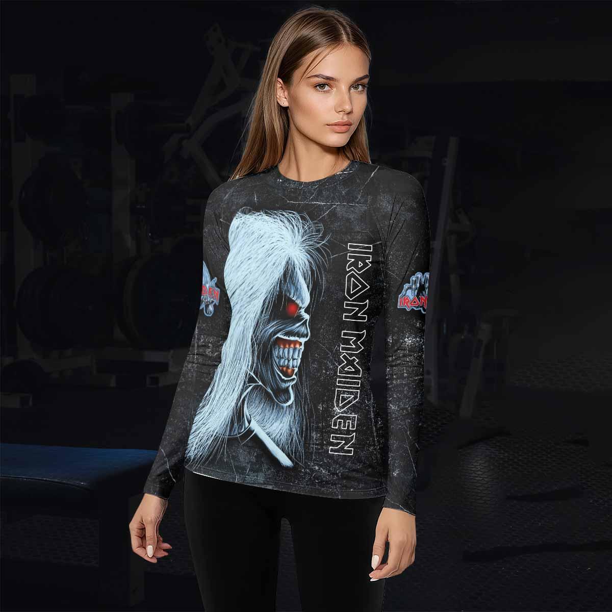 Iron Maiden The Ten Eddies Rash Guard