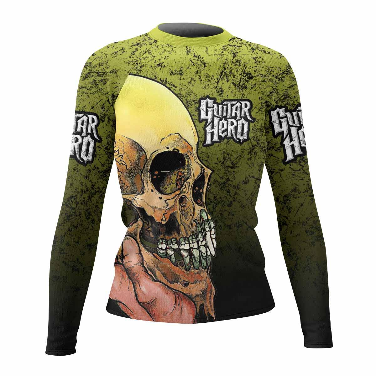 Guitar Hero Skull Rash Guard