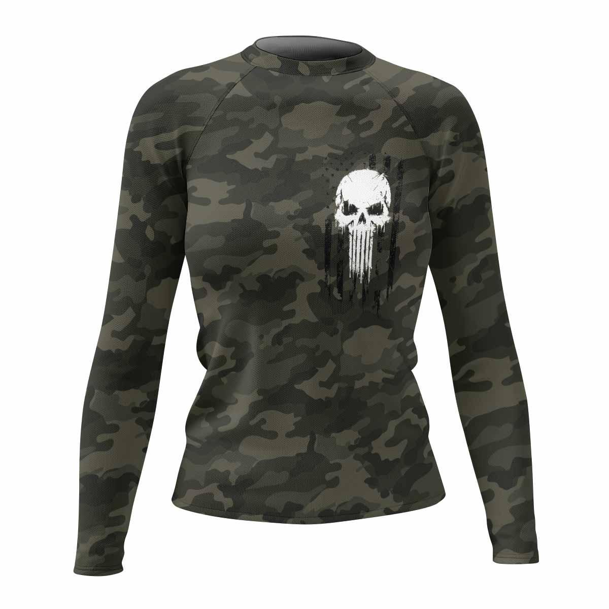 The Punisher Skull We The People Rash Guard