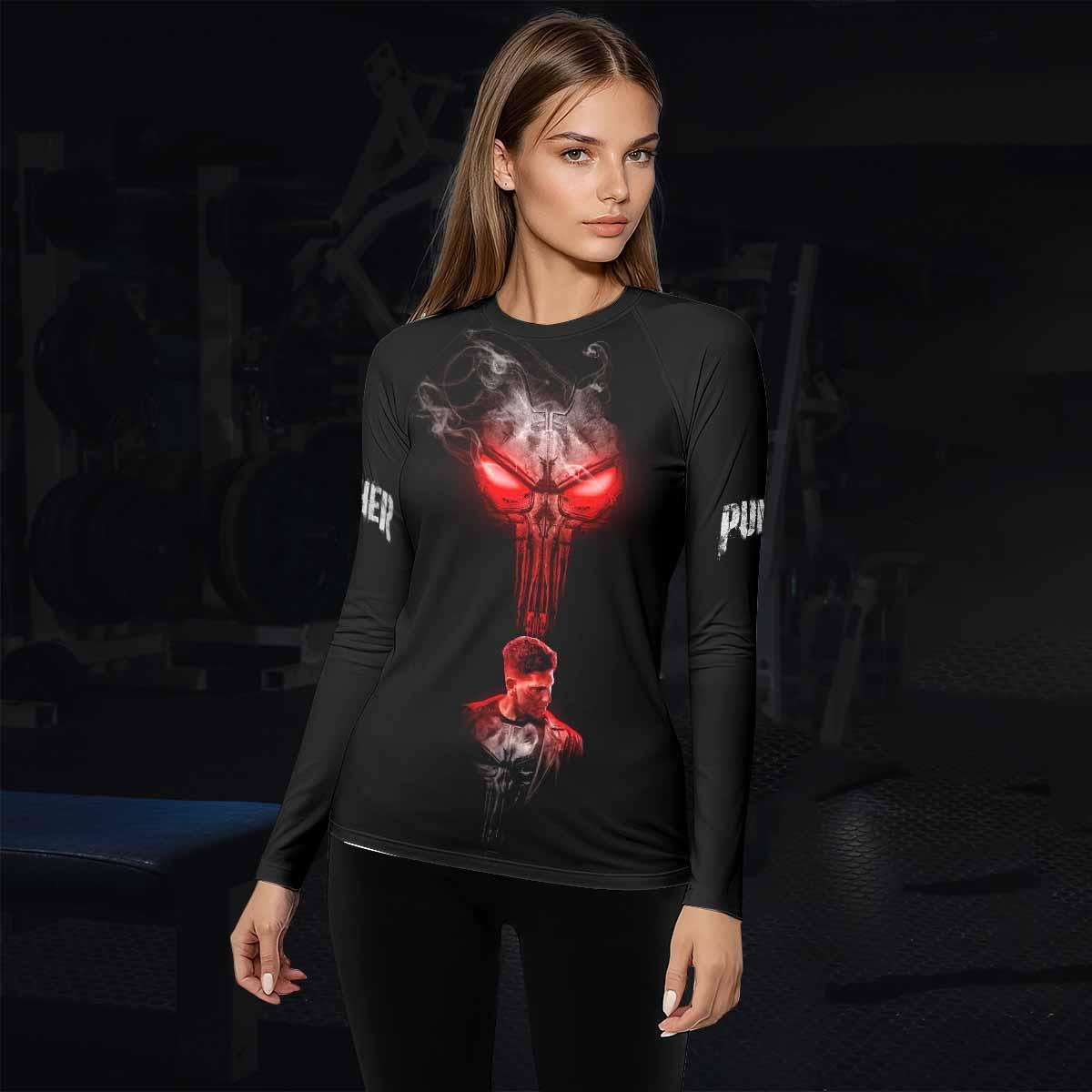 The Punisher Skull Frank Castle Rash Guard