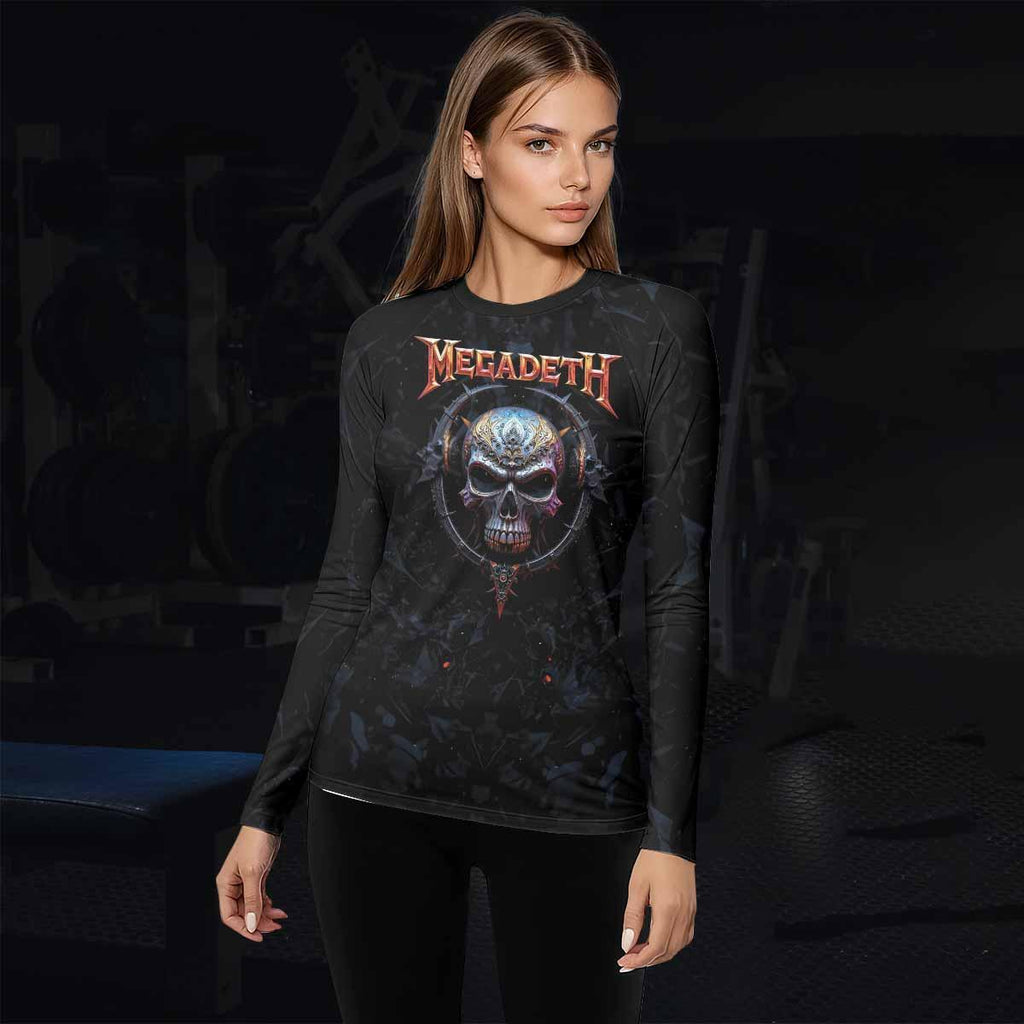 Megadeth Vic Rattlehead Rash Guard