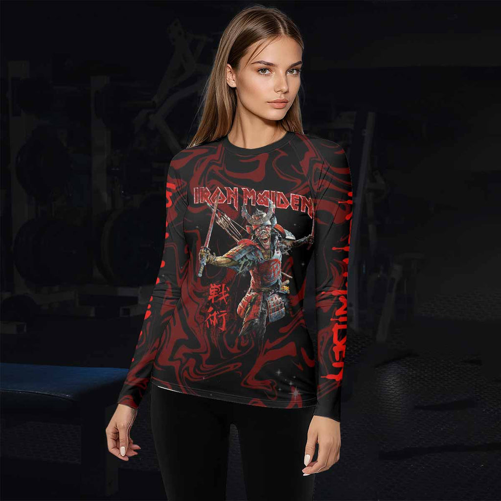 Iron Maiden Senjutsu Samurai Eddie Rash Guard