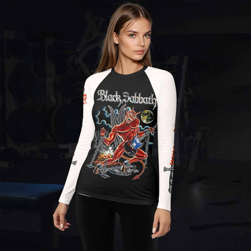Black Sabbath Live Evil Rash Guard