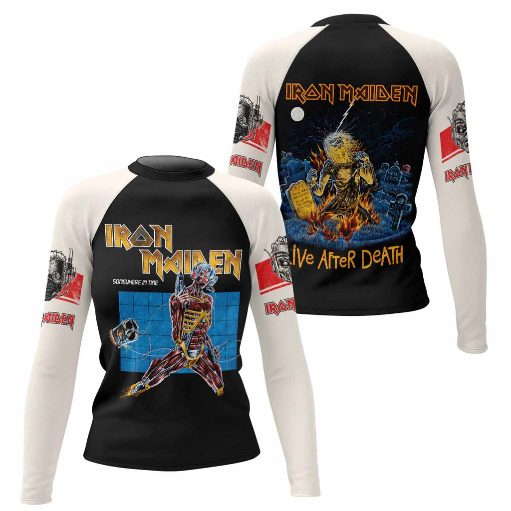 Iron Maiden Live After Death Rash Guard