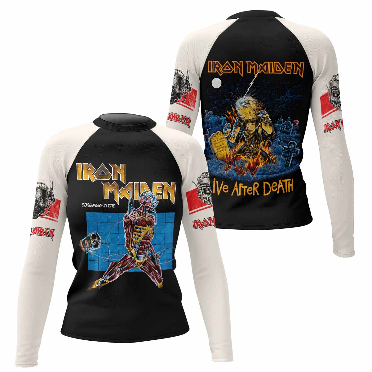 Iron Maiden Live After Death Rash Guard
