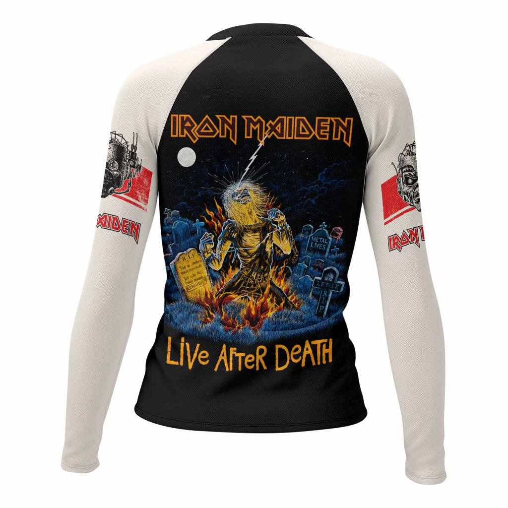Iron Maiden Live After Death Rash Guard