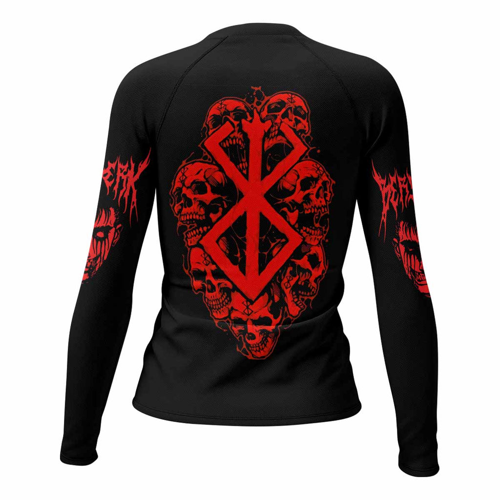 Berserk Metal Skull Knight Rash Guard