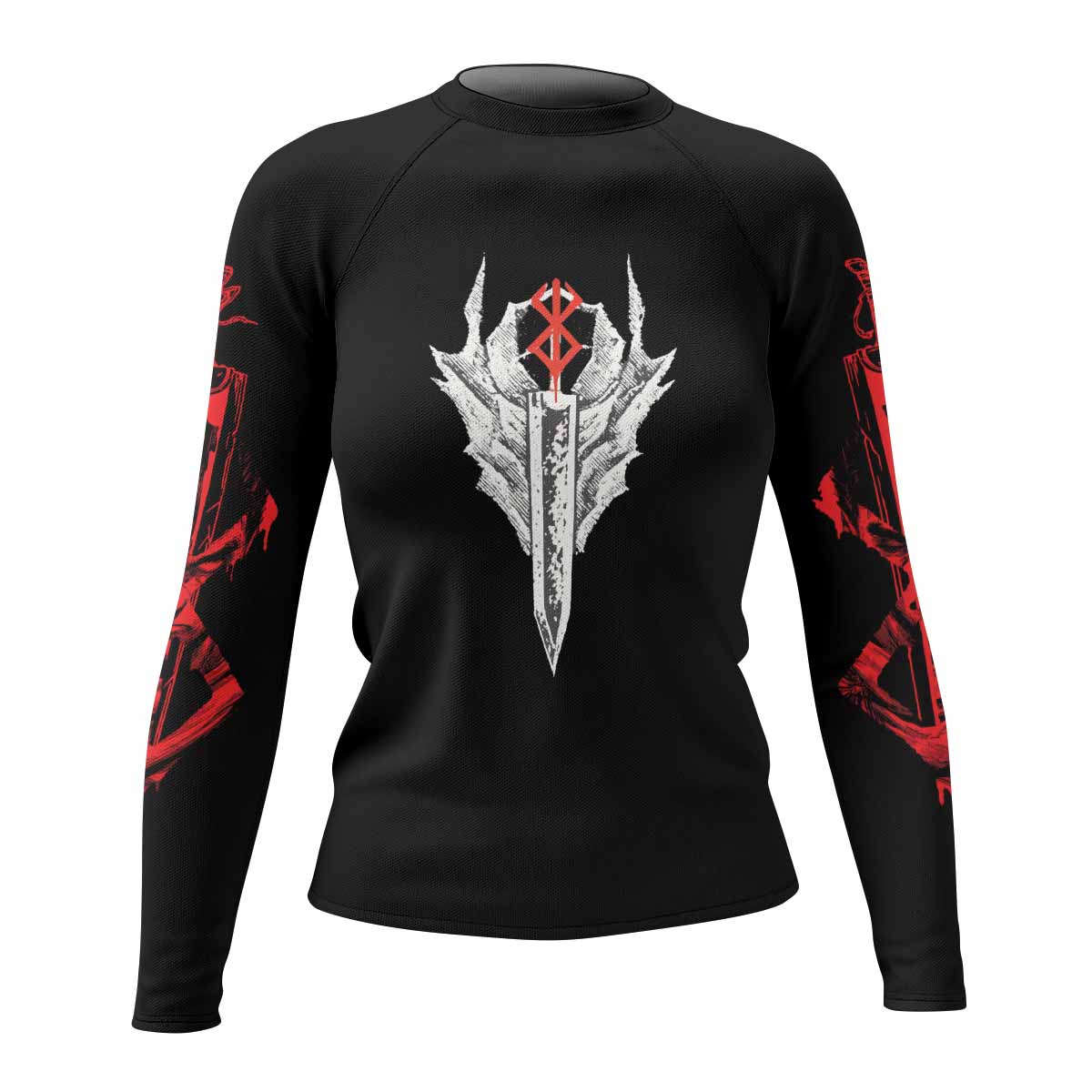 Berserk Black Swordsman Guts Rash Guard