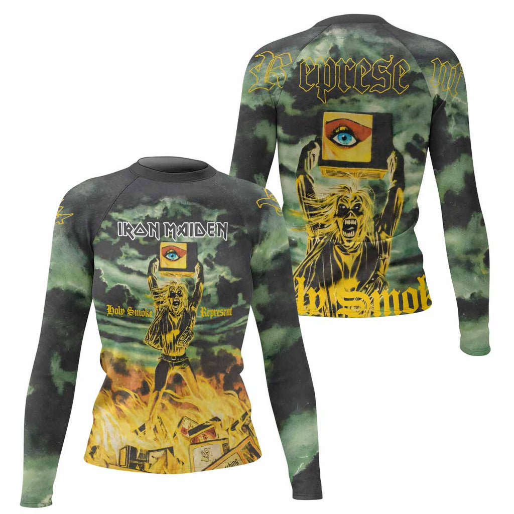 Iron Maiden Holy Smoke Rash Guard