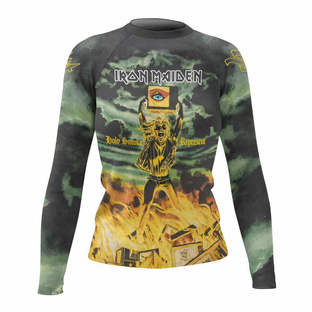 Iron Maiden Holy Smoke Rash Guard
