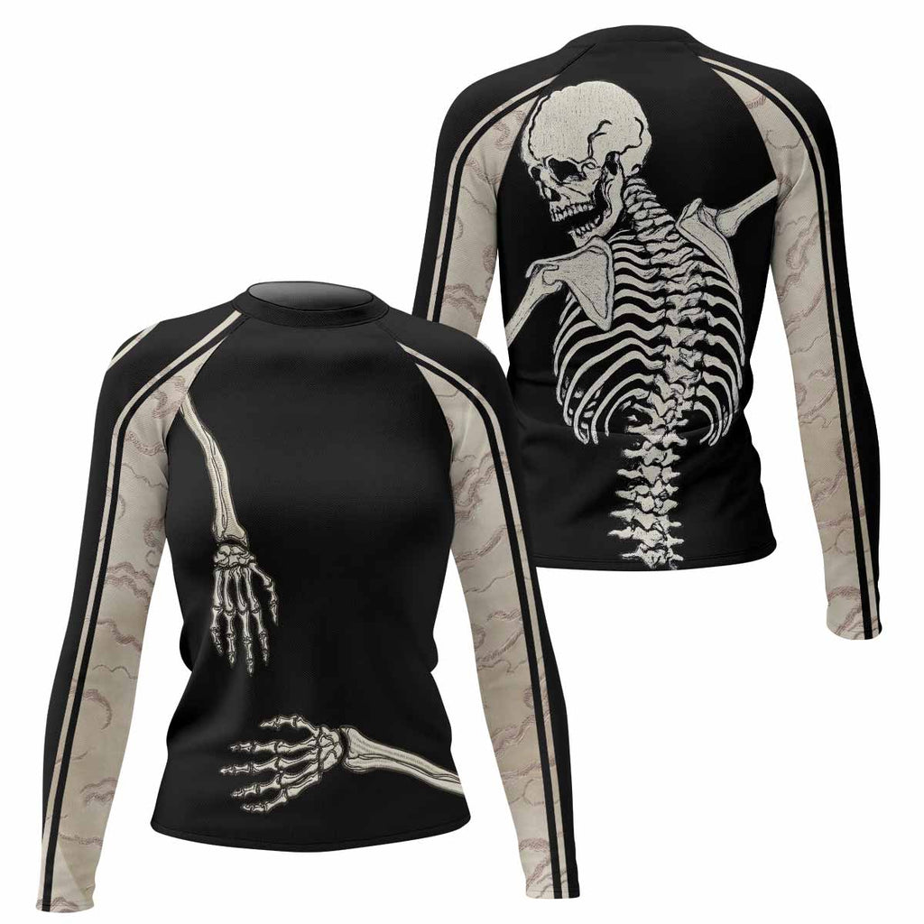 Bare Bones Skeleton Rash Guard