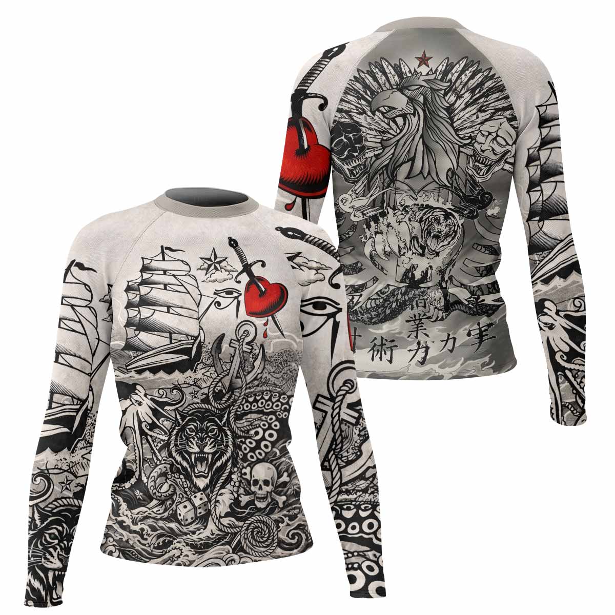 Savage Ocean Irezumi Rash Guard