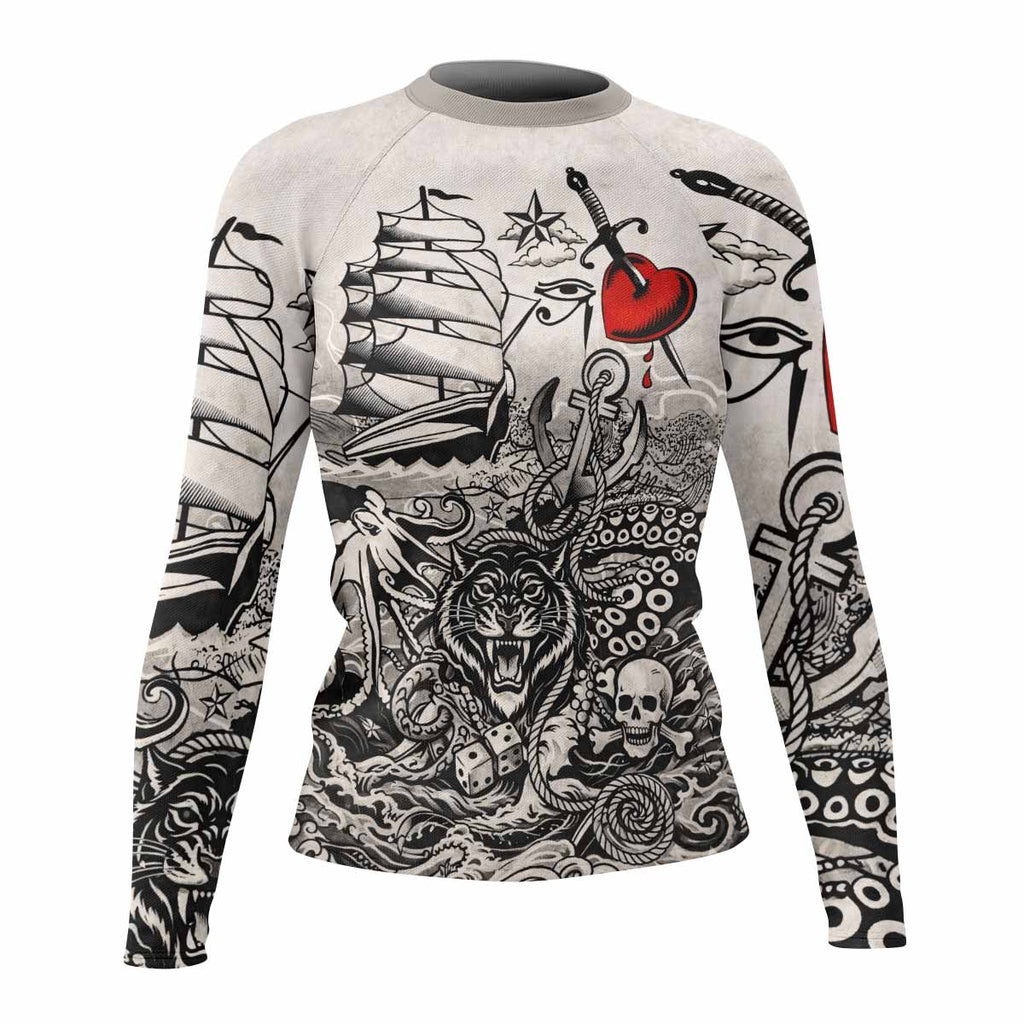 Savage Ocean Irezumi Rash Guard