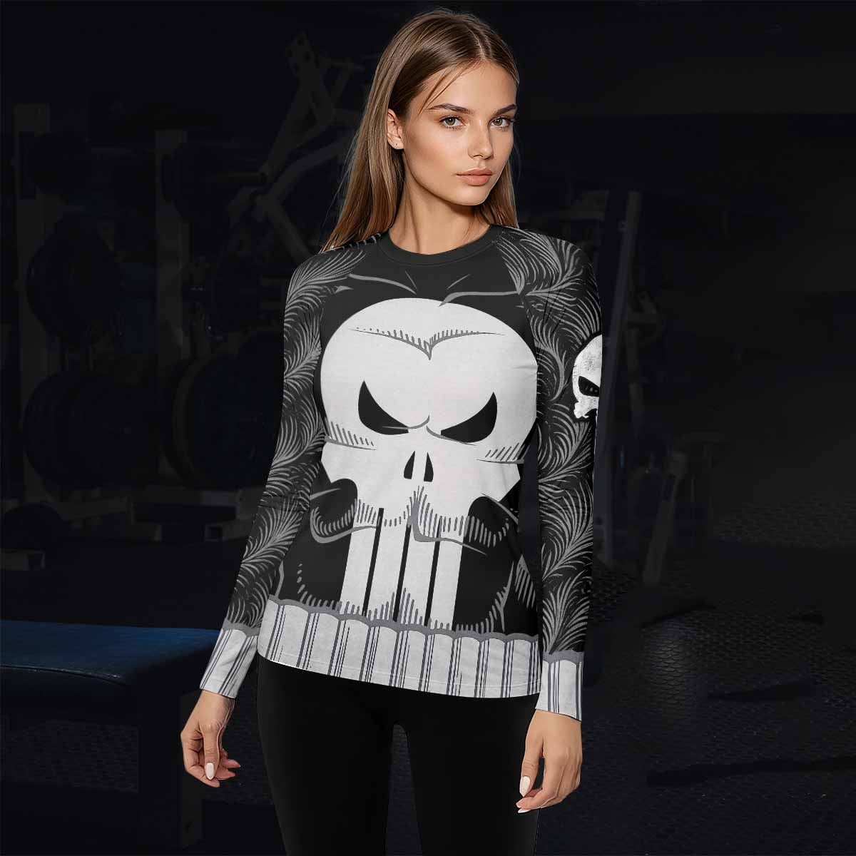 Punisher Skull Tactical Rash Guard